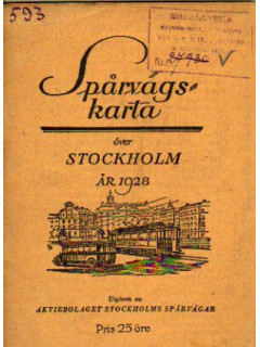 Sparvags karta over Stockholm. Маршруты стокгольмского транспорта