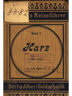 Griebens. Reiseführer. Band 2. Der Harz. Грибенс. Путеводитель. Том 2. Из Харца.