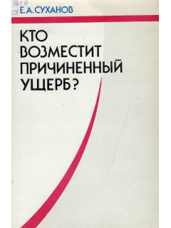 Кто возместит причиненный ущерб.