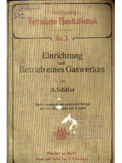 Einrichtung und Betrieb eines Gaswerkes. Оборудование и эксплуатация газового завода