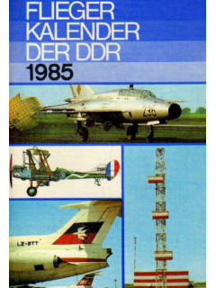 Flieger kalender der DDR. 1985. Авиационный альманах 1985 года