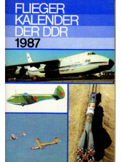 Flieger kalender der DDR. 1987. Авиационный альманах 1987 года