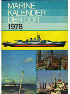 Marine-kalender der DDR 1978. Морской альманах ГДР 1978 года