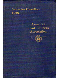 Proceedings : annual convention / American Road Builders Association. Труды ежегодного съезда Американской Ассоциации дорожных строителей