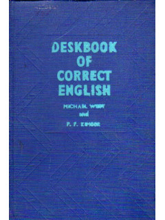 Справочник по английской орфографии, пунктуации, грамматике (Deskbook of correct English. А Dictionary of Spelling, Punctuation, Grammar and Usage)