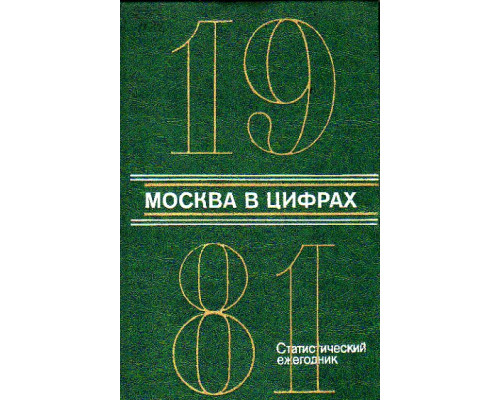 Москва в цифрах. 1981