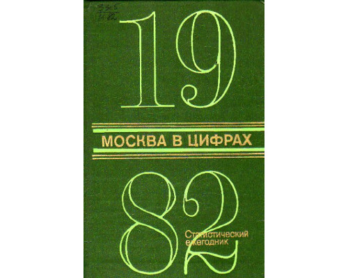 Москва в цифрах. 1982