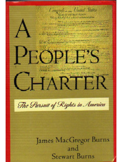 A People s Charter. The Pursuit of Rights in America. Народное право. Преследование прав в Америке