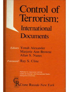 Control of Terrorism: International Documents. Контроль терроризма: Международные документы