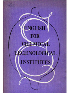 English for chemical technological institutes