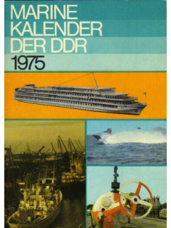 Marine-kalender der DDR 1975. Морской альманах ГДР 1975 года
