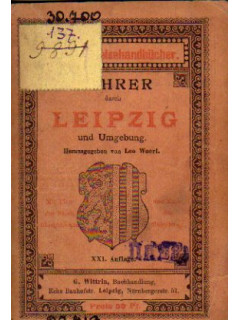 Fuhrer durch Leipzig und Umgebung. Путеводитель по Лейпцигу и окрестностям