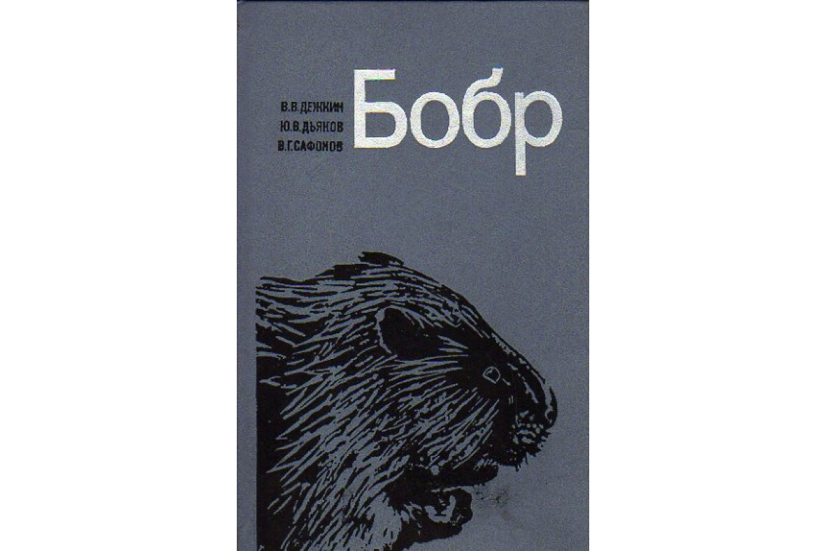 Книга Бобр (Дежкин В.В., Дьяков Ю.В., Сафонов В.Г.) 1986 г. Артикул:  11178624 купить