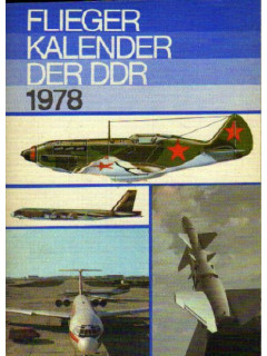 Flieger kalender der DDR. 1978. Ежегодник. Авиация ГДР. 1978 год