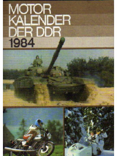 Motor Kalender Der DDR. 1984. Авто ежегодник ГДР. 1984