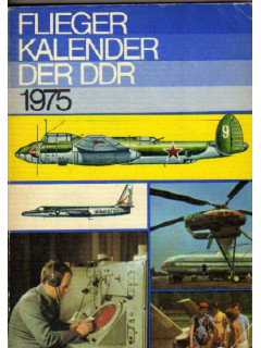 Flieger kalender der DDR. 1975. Ежегодник. Авиация ГДР. 1975 год