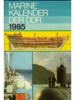 Marine-kalender der DDR 1985. Морской альманах ГДР 1985 года