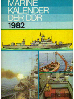 Marine-kalender der DDR 1982. Морской альманах ГДР 1982 года