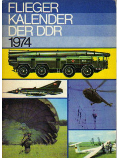 Flieger kalender der DDR. 1974. Авиационный альманах 1974 года