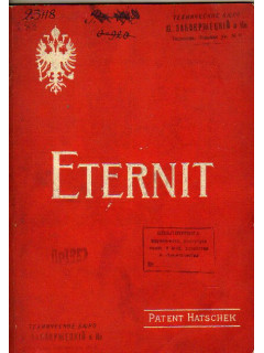 Eternit-schiefer. Patent Hatschek. Этернит. Перепечатка патента
